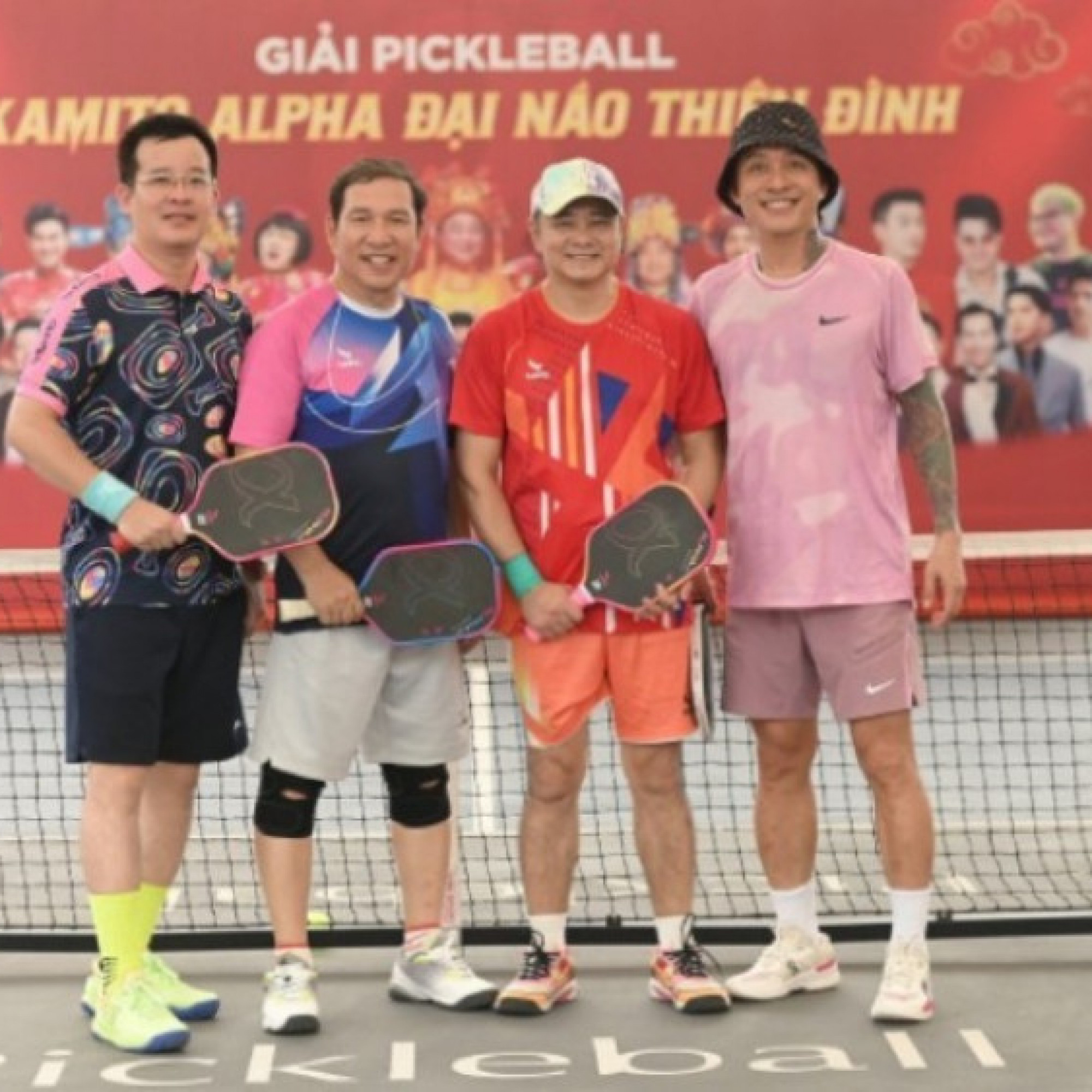  - Giải pickleball độc lạ "Đại náo Thiên Đình": "Táo" Tự Long, ca sỹ Tuấn Hưng gây sốt