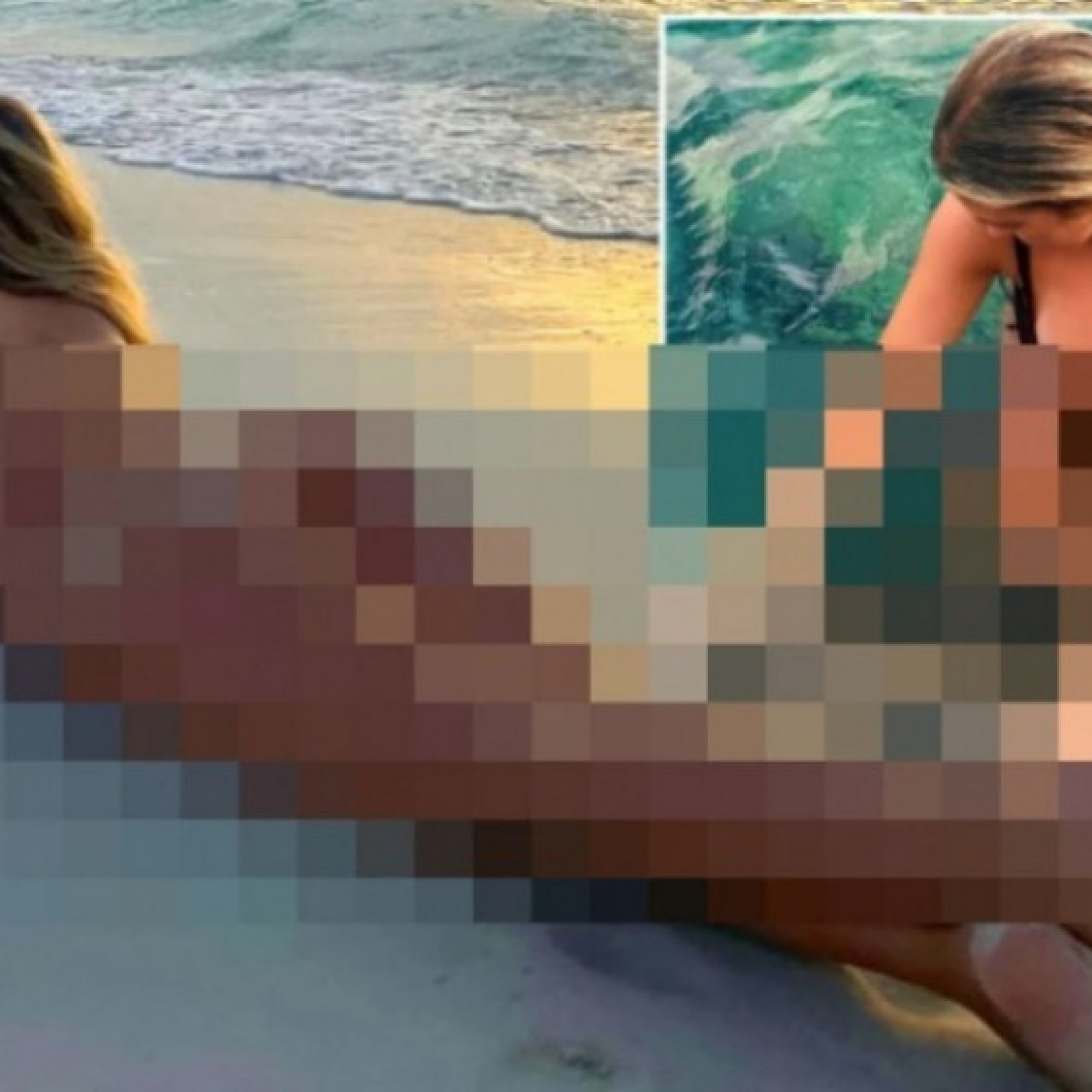  - Kiều nữ bóng chuyền Kayla Simmons "tắm tiên" trên bãi biển thơ mộng