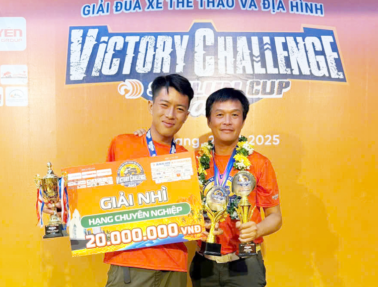Đội đua của nghệ nhân Hồ Thanh Tuấn đoạt nhiều giải thưởng tại Victory Challenge 2025