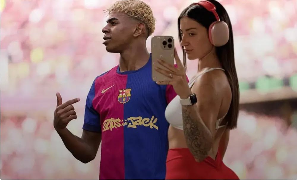 Yamal 17 tuổi náo động tình trường: "Yêu" để có cảm hứng chơi bóng như Ronaldinho? - 1