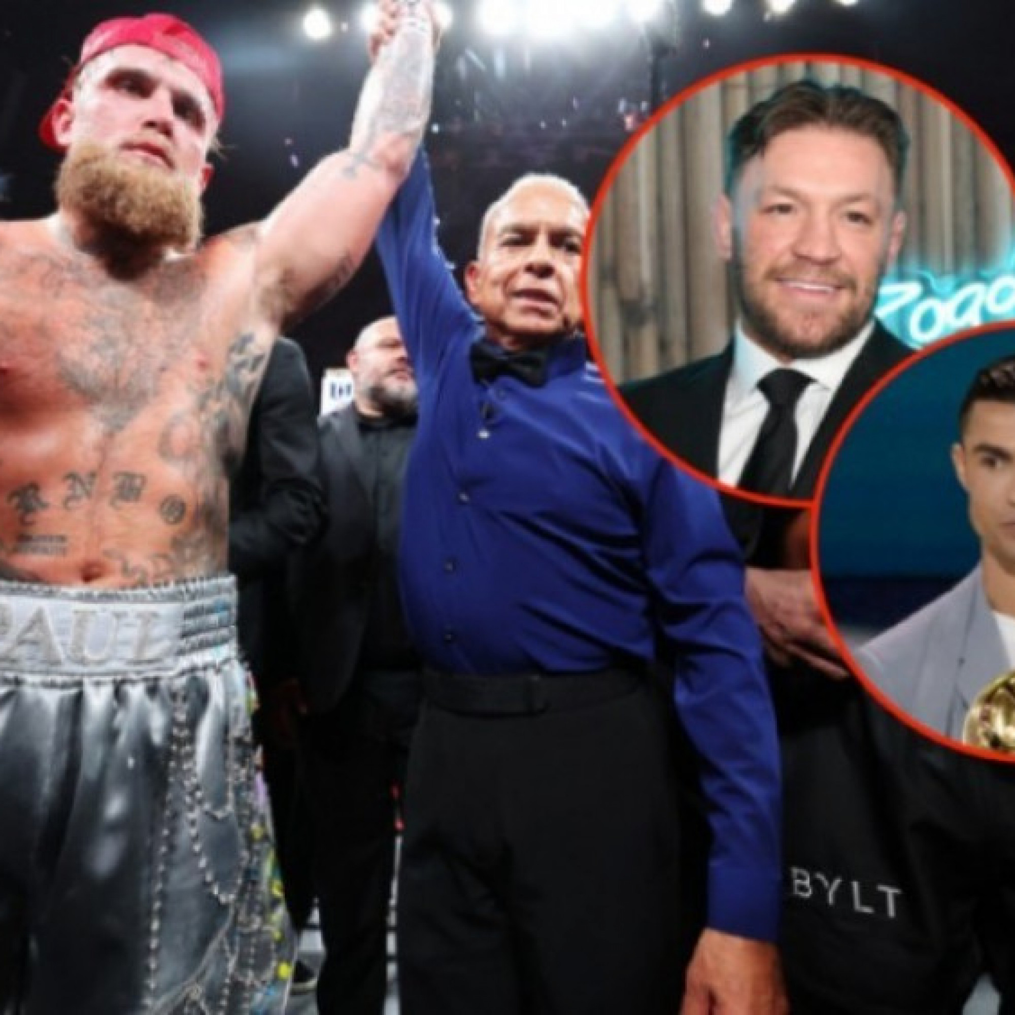 - "Ông cháu" Jake Paul thắng Mike Tyson, giờ quay sang coi thường Ronaldo - McGregor