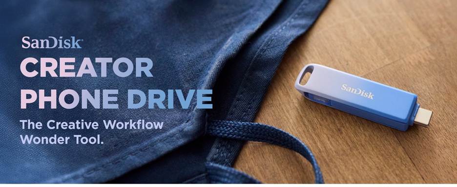 SanDisk Creator Phone Drive: Sức mạnh lớn cho các nhà sáng tạo - 1