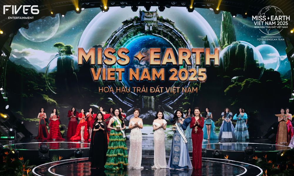 Tân Hoa hậu Trái Đất Việt Nam 2025 lộ diện trong đêm thi bùng nổ cảm xúc - 1
