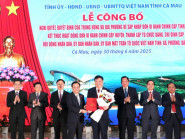 Cà Mau - Bạc Liêu hợp nhất: Cực tăng trưởng mới cho Đồng bằng sông Cửu Long