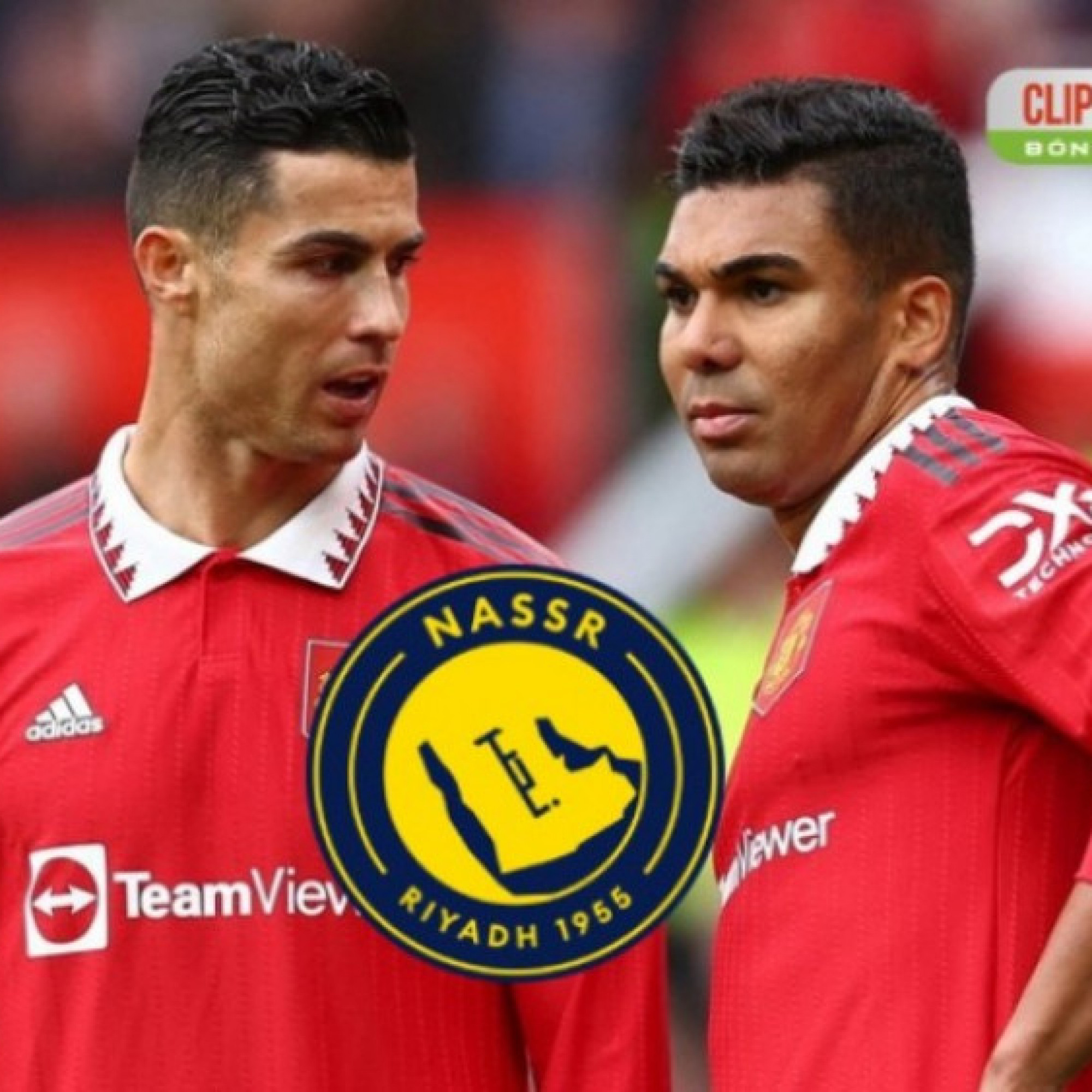  - Siêu sao Ronaldo sắm vai "điệp viên", chèo kéo Casemiro về Al Nassr (Clip tin nóng)