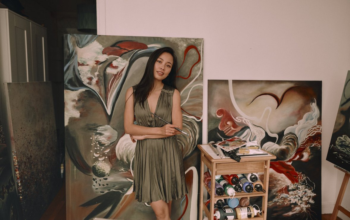 Triển lãm Cội Nguồn: Khi hành trình nội tâm được mở ra bằng hội họa - 1