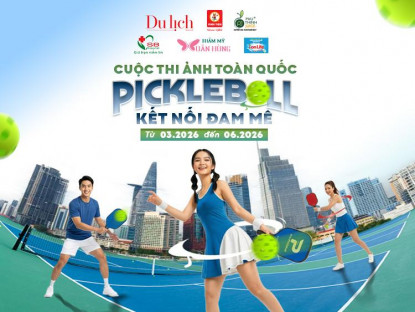  - Tạp chí Du lịch TP.HCM phát động cuộc thi ảnh toàn quốc “Pickleball – Kết nối đam mê”