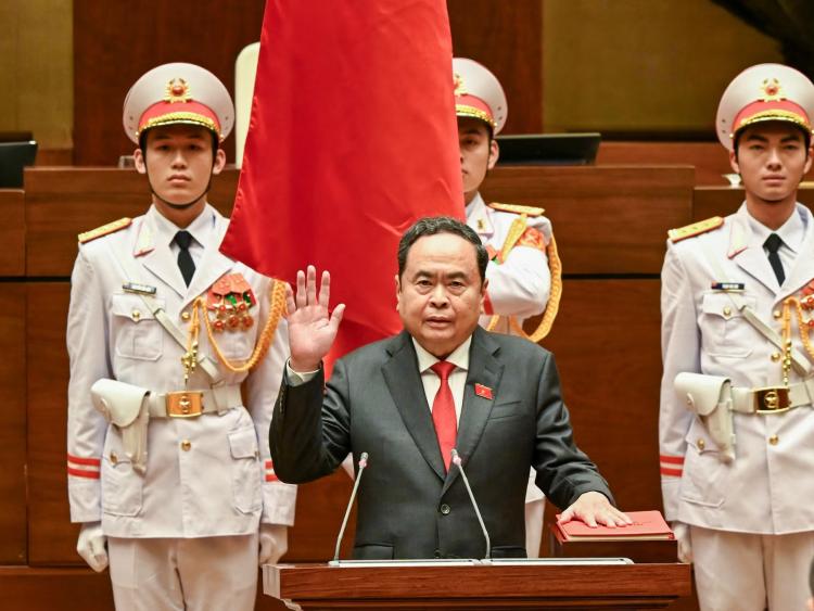 Ông Trần Thanh Mẫn tái đắc cử chức Chủ tịch Quốc hội khóa XVI