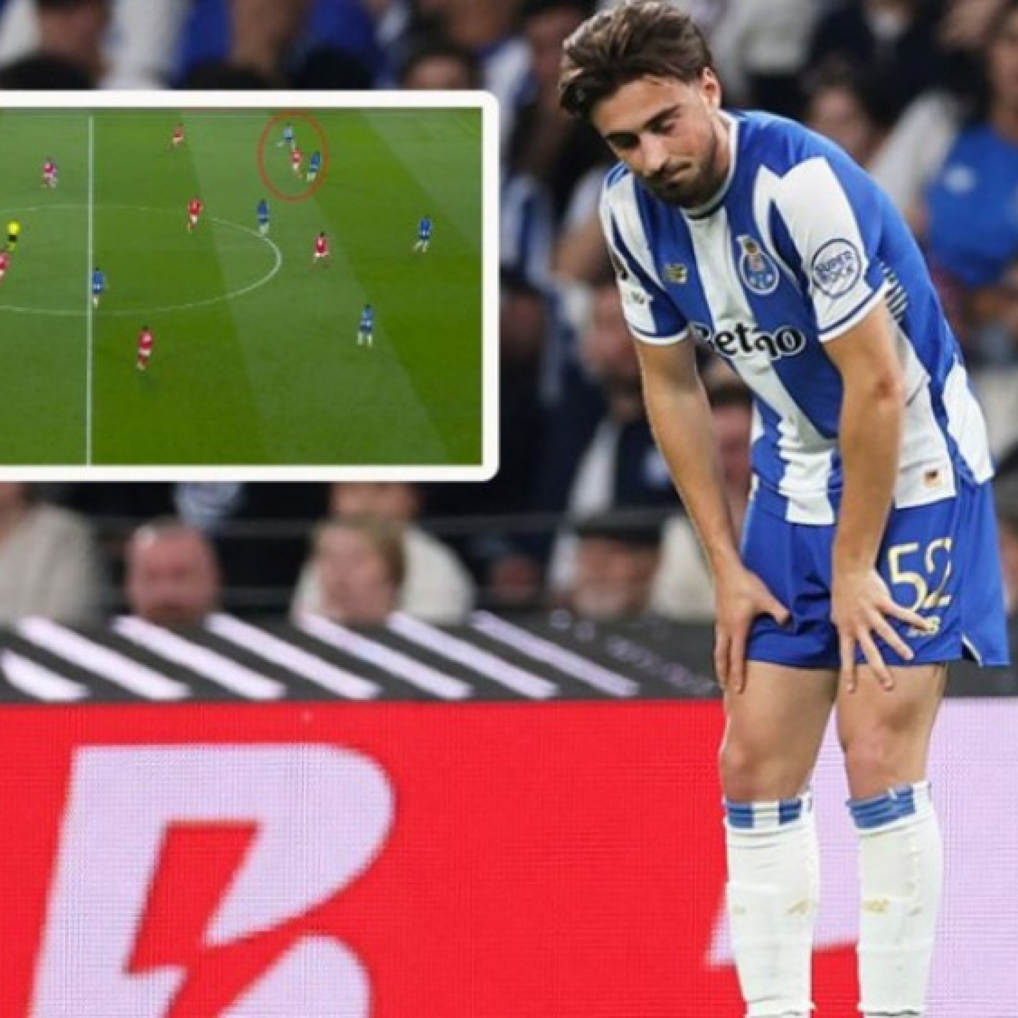  - Ngỡ ngàng Fernandes ghi bàn từ khoảng cách 35m về... lưới nhà tại cúp châu Âu