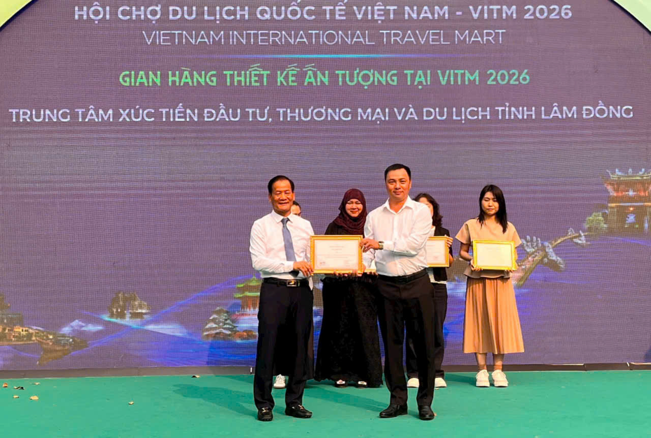 Lâm Đồng nhận 2 giải thưởng tại Hội chợ Du lịch quốc tế Việt Nam - 3