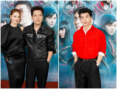 Trường Giang, HIEUTHUHAI, Ngô Kiến Huy, Thiên Ân, Kỳ Duyên, Phương Anh Đào, Tuấn Trần,… đổ bộ thảm đỏ phim Phí Phông