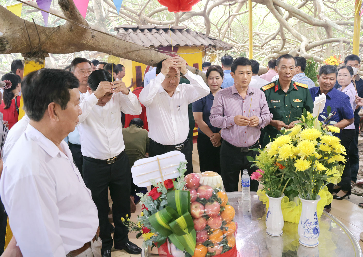 Độc đáo nghệ thuật múa bóng rỗi tại lễ cúng Bà Thượng Động Cố Hỷ - 6