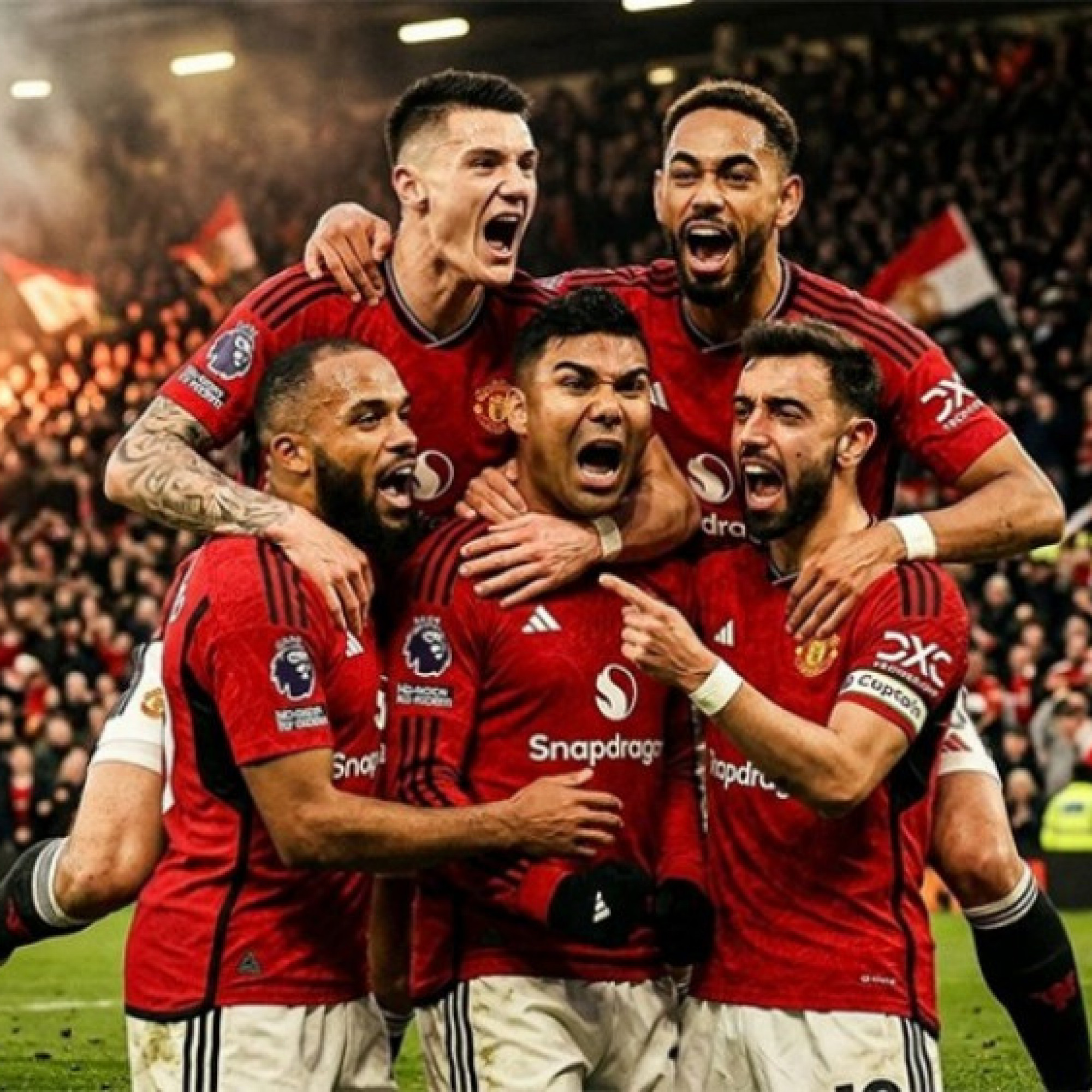  - Hàng công MU bùng nổ: "Ngũ hổ tướng" khuấy đảo, dẫn đầu Ngoại hạng Anh