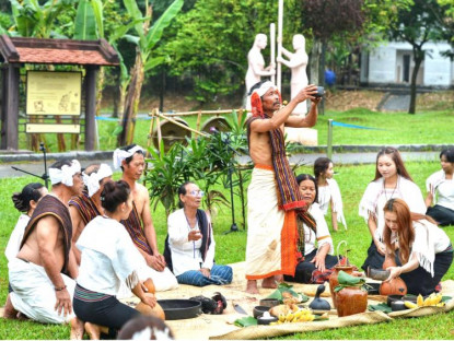 Tái hiện nghi lễ truyền thống của người Chu Ru ở Lâm Đồng giữa lòng Hà Nội
