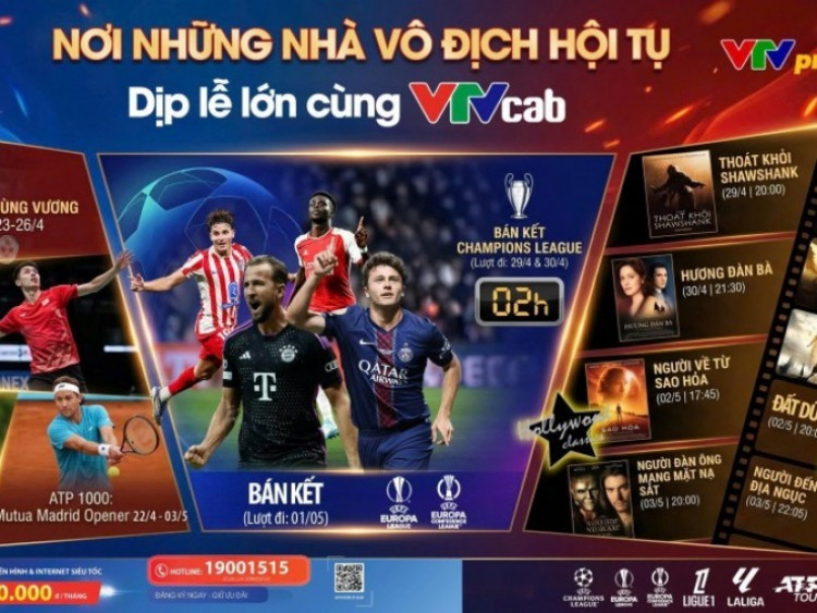 Dịp nghỉ lễ rực lửa cùng thể thao đỉnh cao trên VTVcab