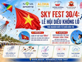  - Lễ hội diều khổng lồ dịp nghỉ lễ ở Phan Thiết