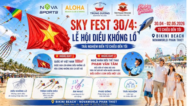 Lễ hội diều khổng lồ dịp nghỉ lễ ở Phan Thiết - 1