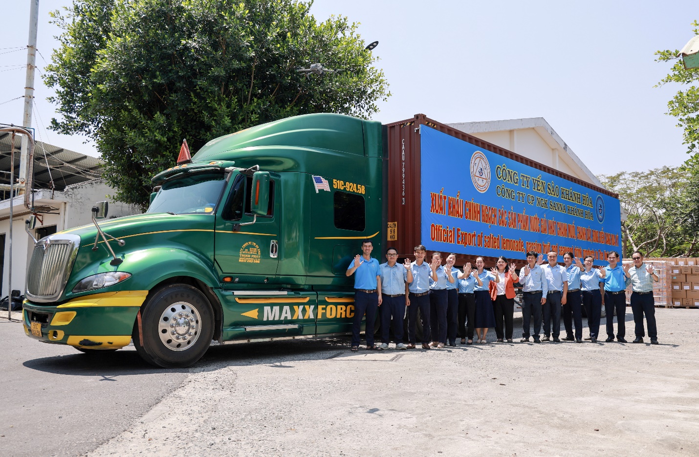 Sanna Khánh Hòa lần đầu xuất khẩu nước giải khát sang Mỹ - 1