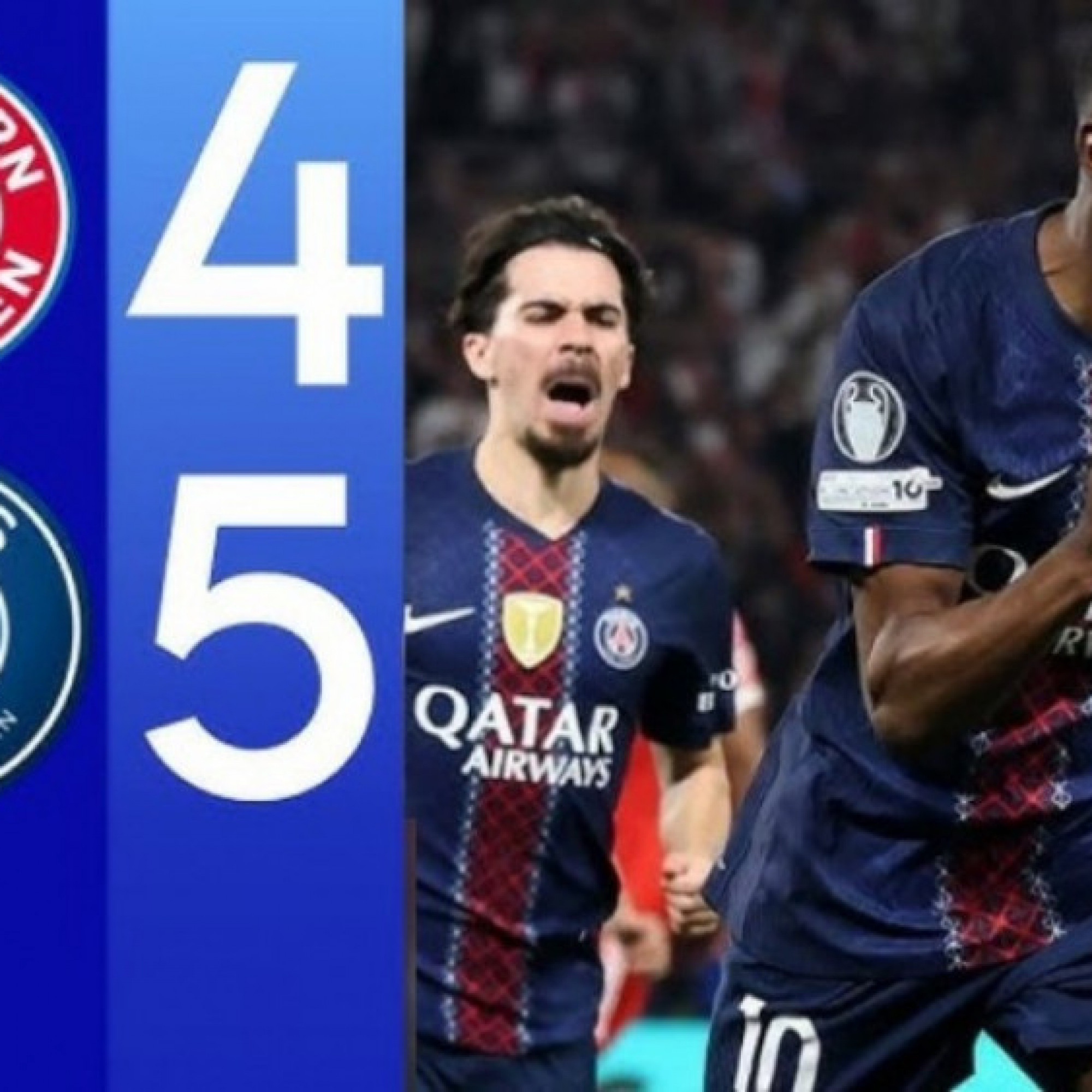  - PSG đấu Bayern 9 bàn hay nhất lịch sử bán kết Cúp C1, đếm kỳ tích mỏi tay