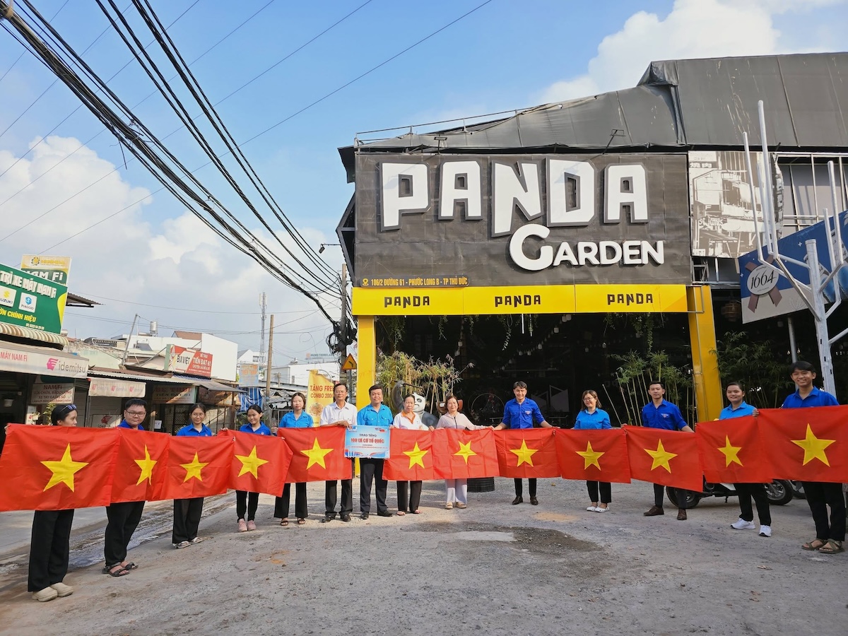 tp.hcm mung dai le 30/4: sac co lan toa tu pho lon den tung con hem nho - 9