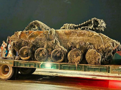  - Trục vớt xác xe tăng ở bãi biển Quy Nhơn