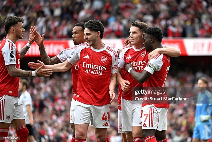 Kết quả bóng đá Arsenal - Fulham: Gyokeres chói sáng, 3 bàn tưng bừng (Ngoại hạng Anh) - 1