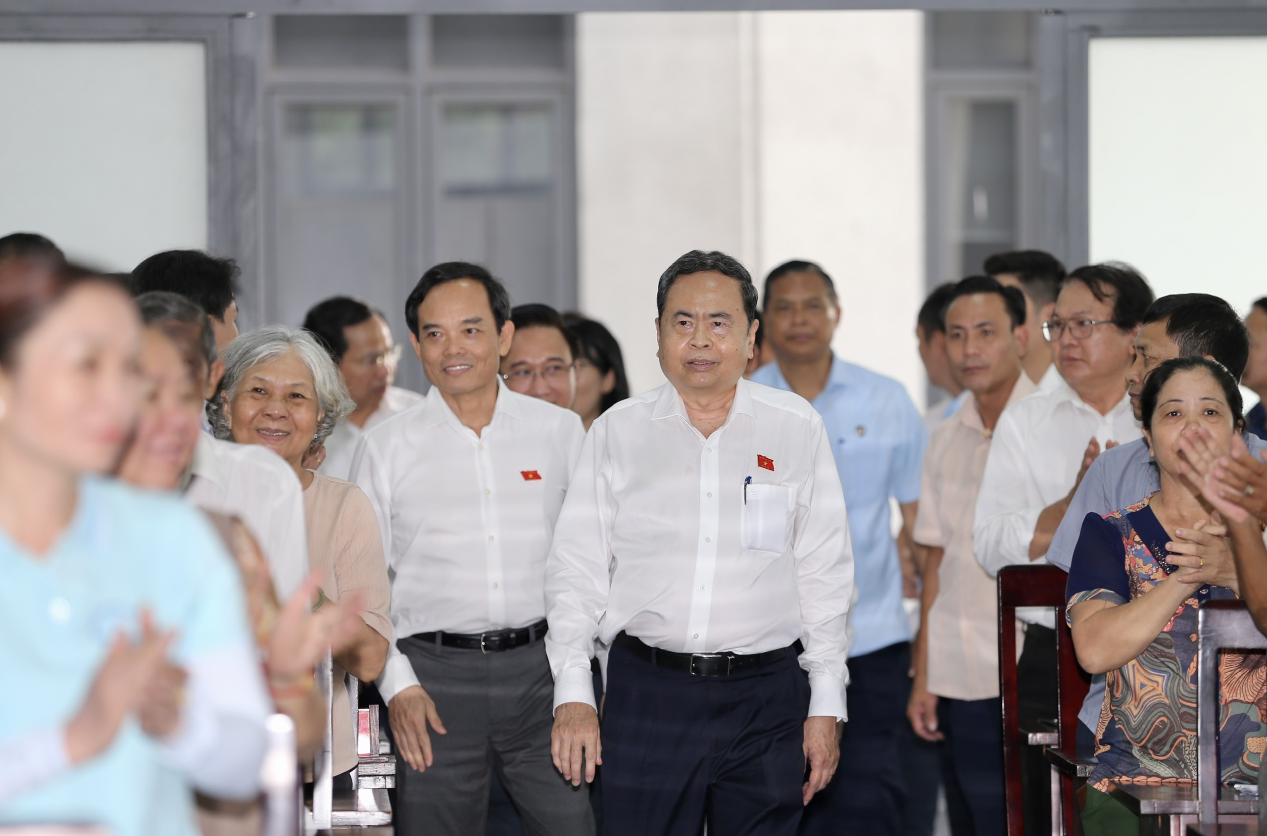 Chủ tịch Quốc hội Trần Thanh Mẫn: TPHCM đang đi đầu trong nhiều chính sách mới, mạnh dạn thí điểm - 1