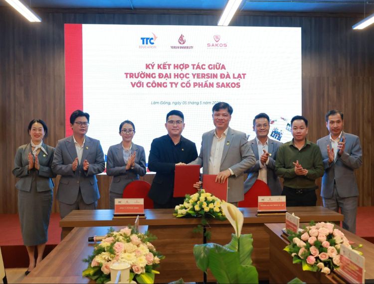 SAKOS ký kết hợp tác với Trường Đại học Yersin Đà Lạt, thúc đẩy đào tạo gắn với thực tiễn ngành Quản trị Sự kiện