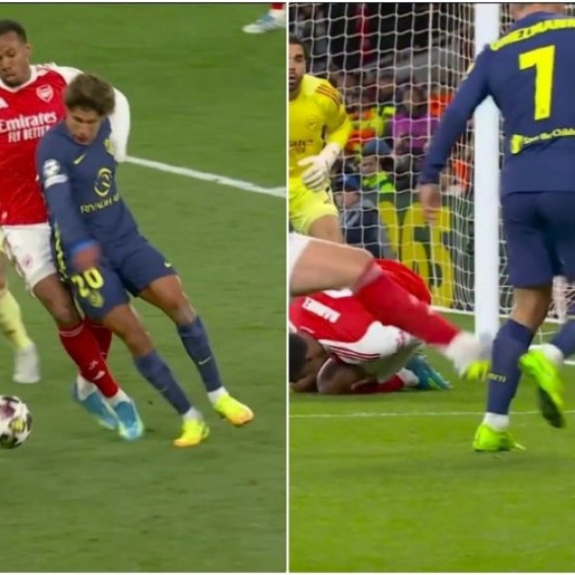  - Tranh cãi Arsenal được trọng tài thiên vị: Thoát 2 quả phạt đền, Atletico cay đắng