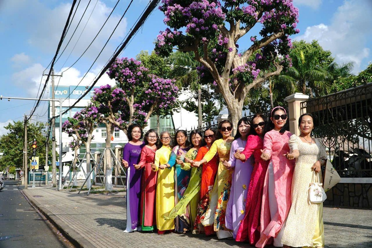 Sắc tím bằng lăng làm say lòng phố thị miền Tây - 9