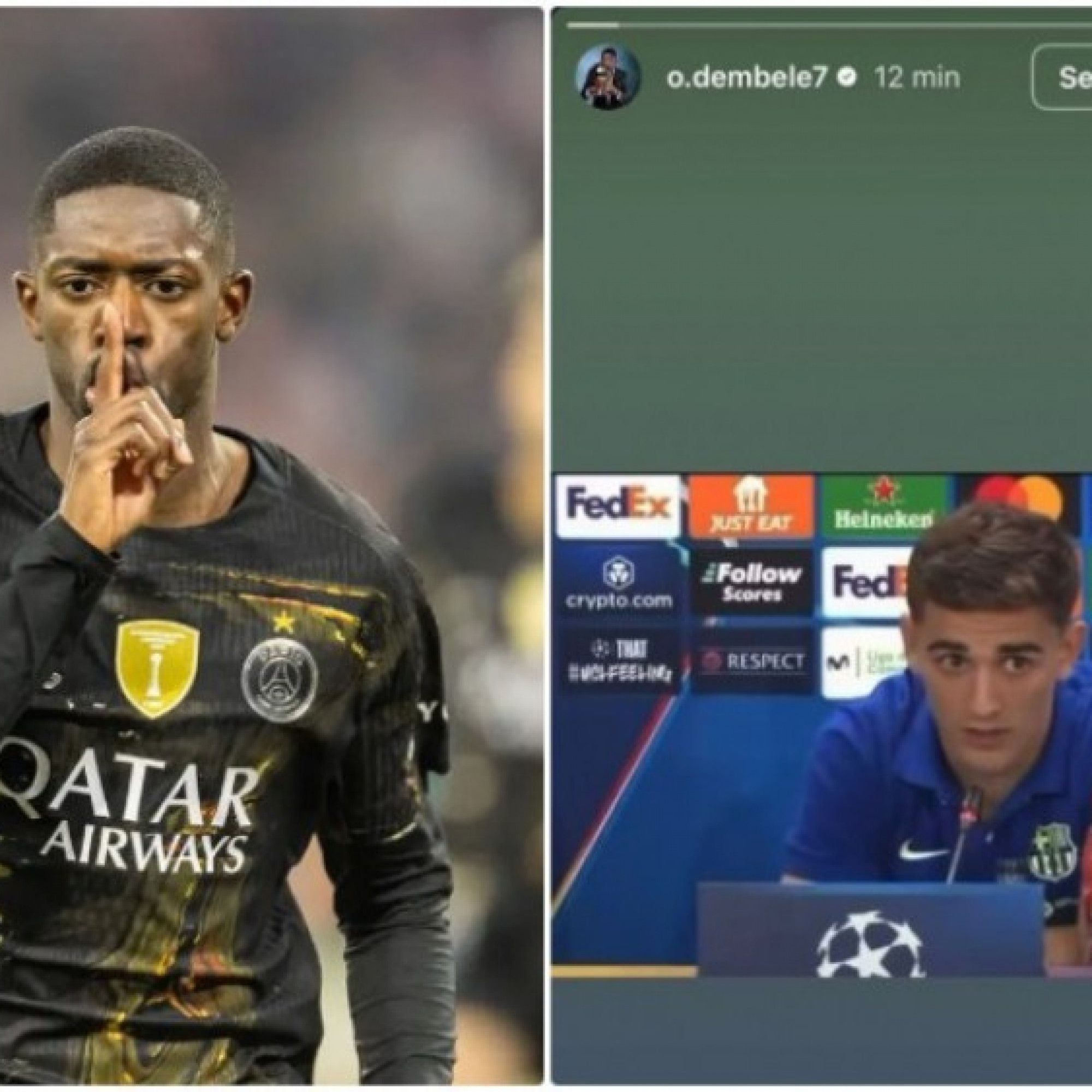  - Dembele đăng thông điệp ẩn ý sau khi PSG vào chung kết cúp C1