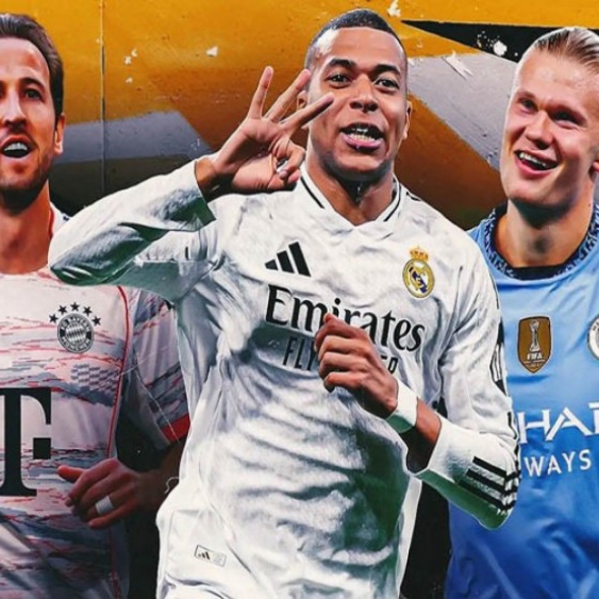  - Đua Giày vàng châu Âu: Kane thách thức Mbappe, Haaland bám đuổi quyết liệt