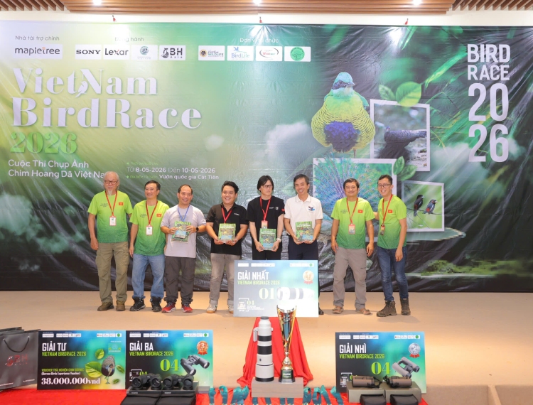 Sôi động cuộc thi quan sát chim hoang dã lớn nhất Việt Nam tại Cát Tiên