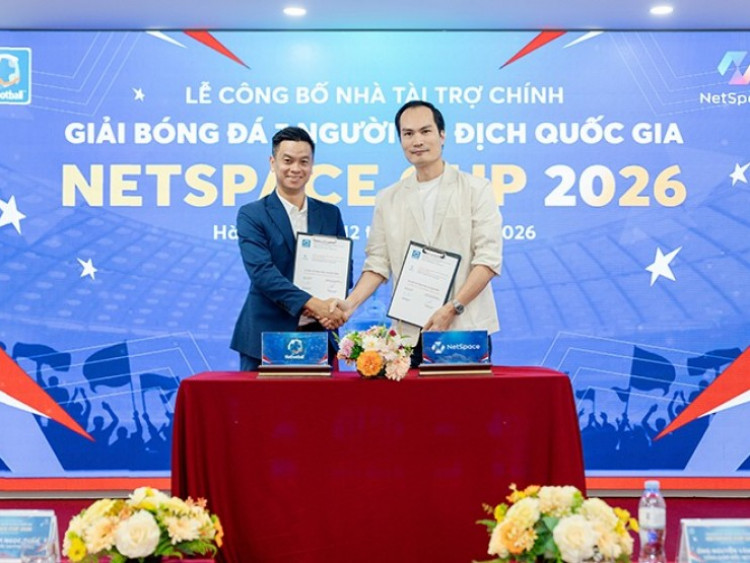 NetSpace trở thành nhà tài trợ chính của Giải bóng đá 7 người Vô địch Quốc gia 2026