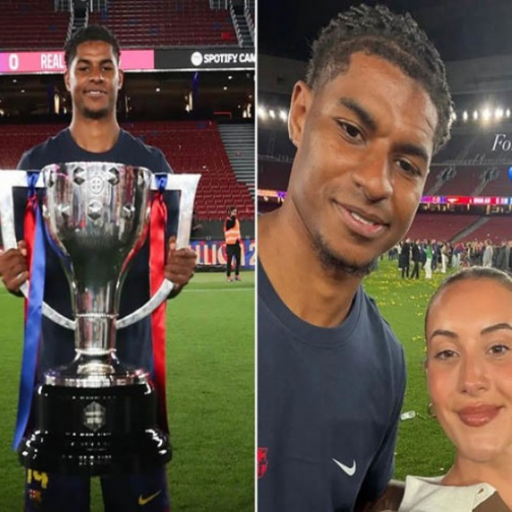  - Rashford thăng hoa từ trên sân đến tình trường, bạn gái xinh như mộng chia vui