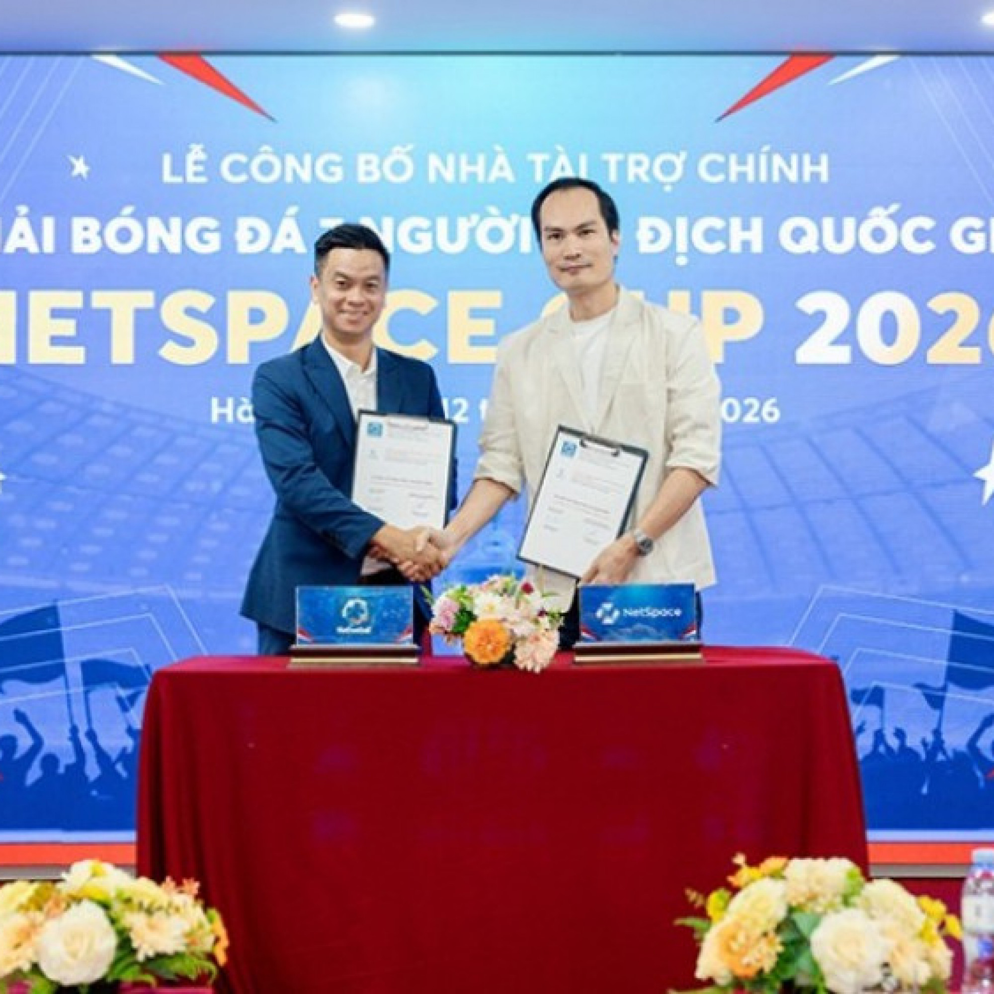  - NetSpace trở thành nhà tài trợ chính của Giải bóng đá 7 người Vô địch Quốc gia 2026