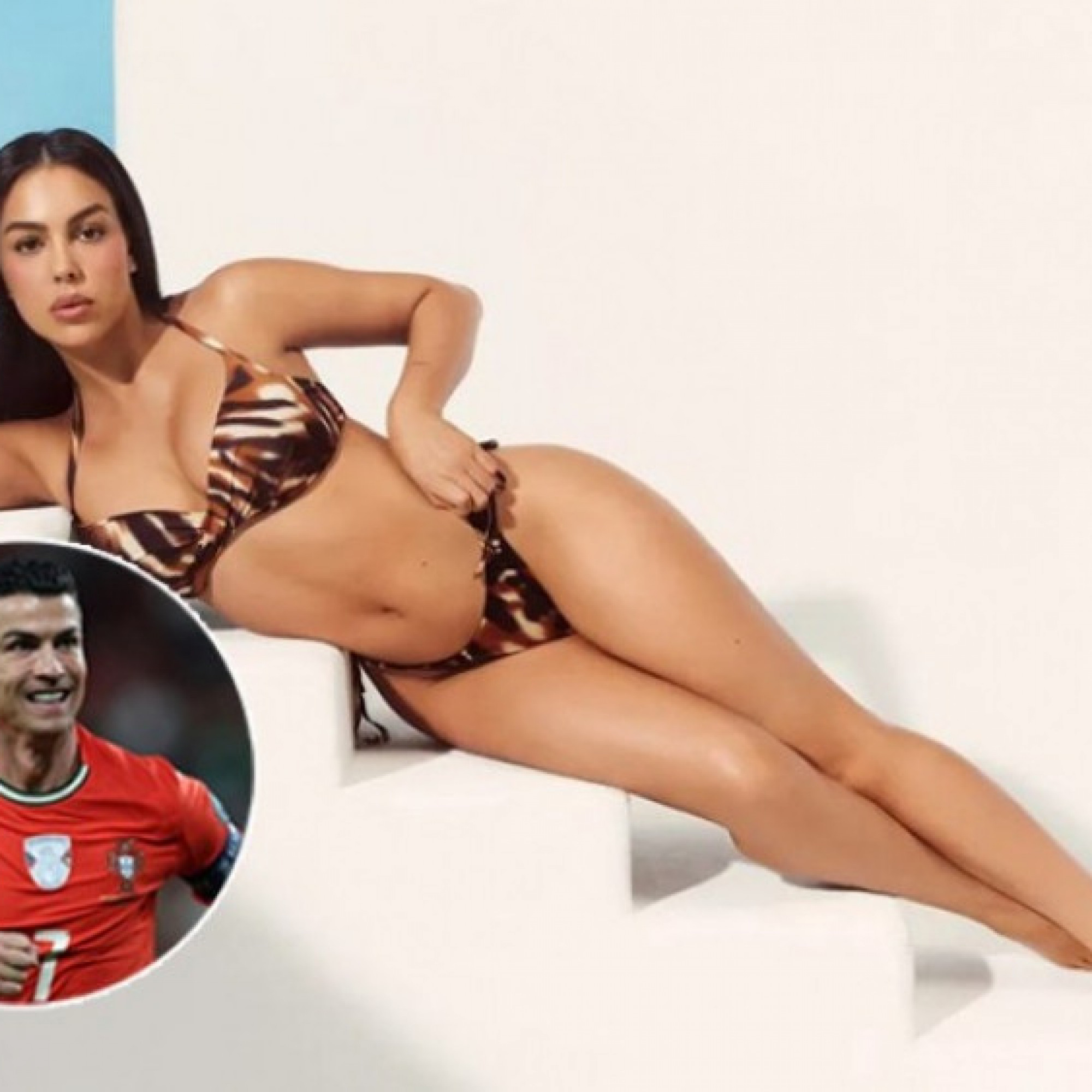  - Bạn gái Ronaldo diện bikini quyến rũ, tiếp lửa CR7 săn kỷ lục World Cup
