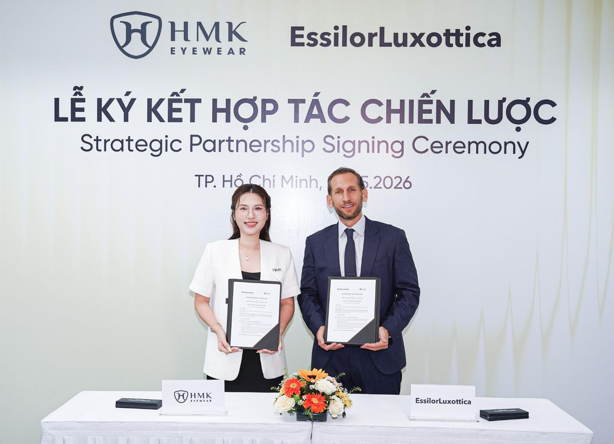 HMK Eyewear bắt tay “ông lớn” EssilorLuxottica trong lĩnh vực kính mắt - 1