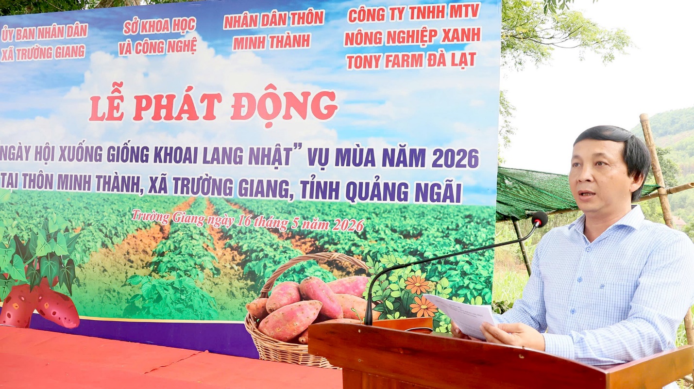 xa truong giang phat dong “ngay hoi xuong giong khoai lang nhat ban” - 1
