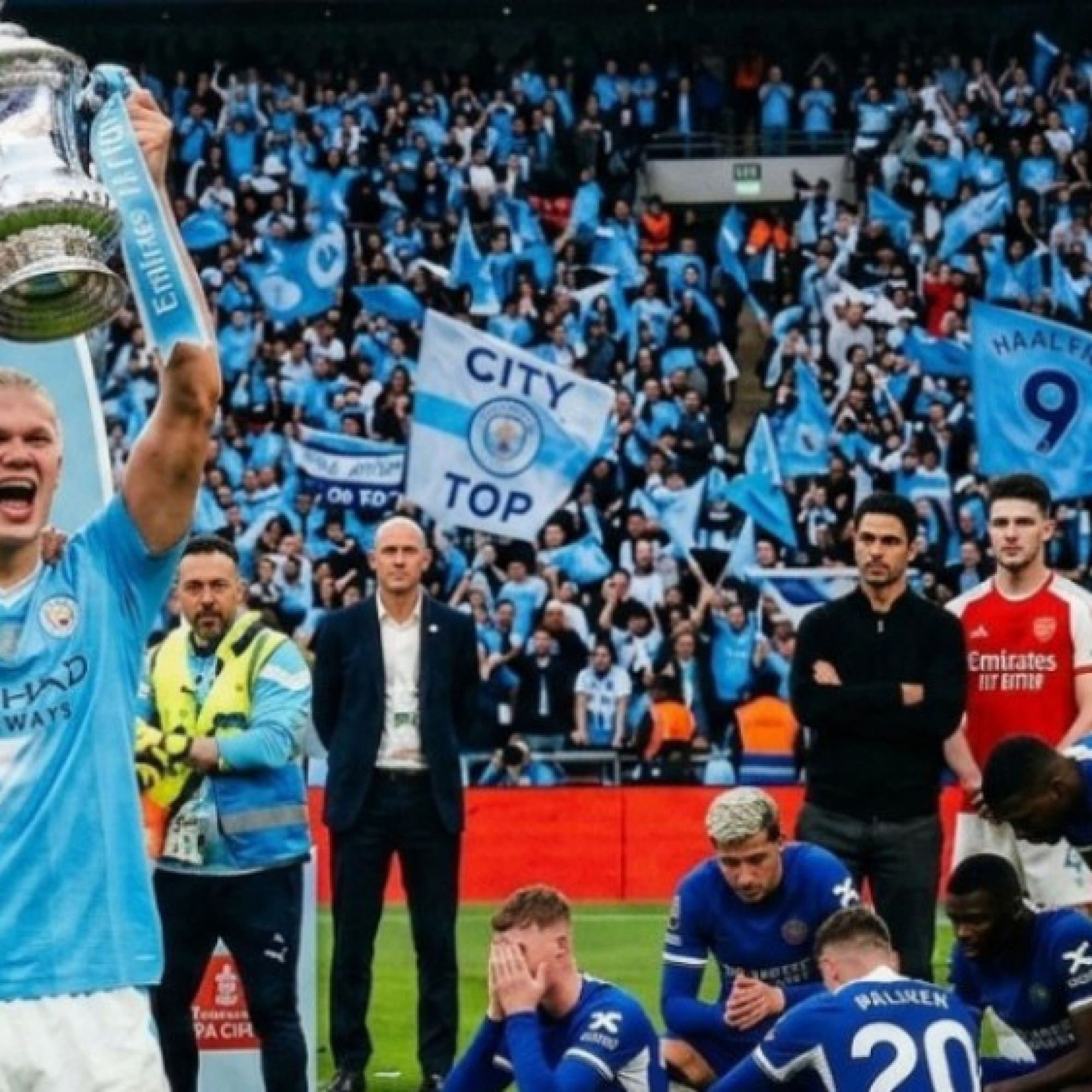  - Chelsea - Arsenal làm nền cho Man City lấy cúp, Ronaldo "nặng vía" trước thềm World Cup (Clip 1 phút)