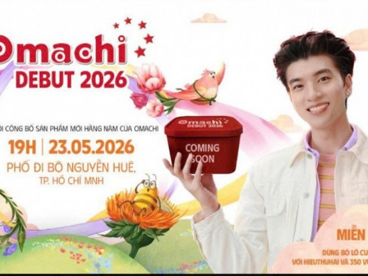 Omachi “chơi lớn” mở cửa tự do lễ hội ra mắt sản phẩm mới tại phố đi bộ Nguyễn Huệ