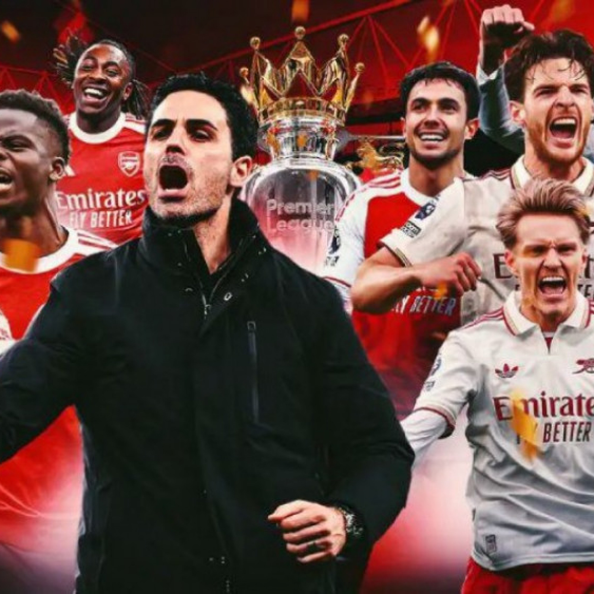  - Arsenal đăng quang Ngoại hạng Anh: Ngất ngây "mưa" kỳ tích, Arteta đi vào lịch sử