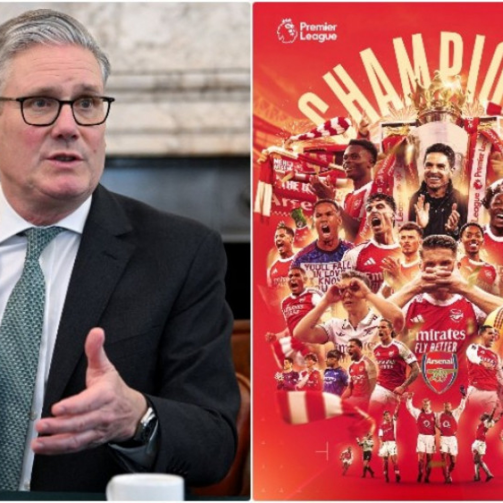  - Arsenal vô địch Ngoại hạng Anh sau 22 năm: Thủ tướng Anh gửi lời chúc mừng