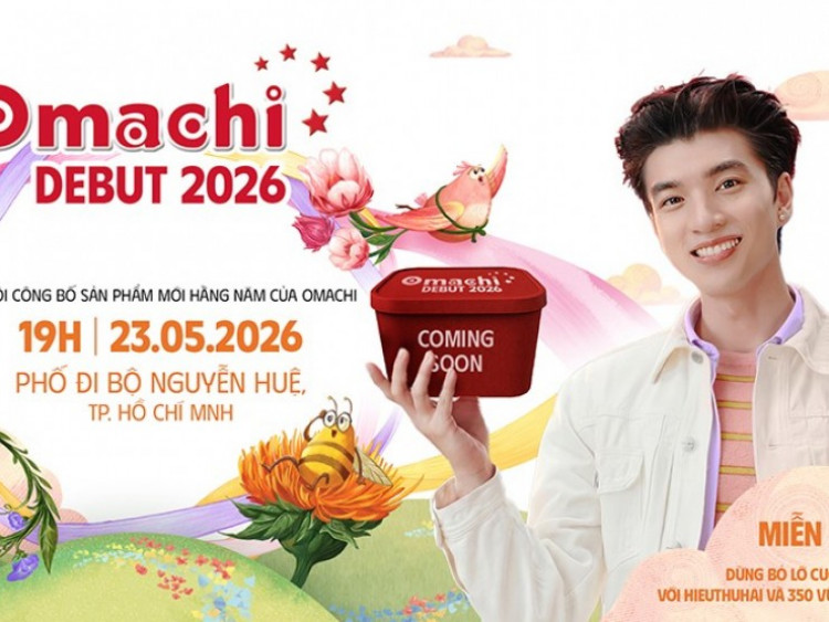 Omachi “chơi lớn” mở cửa tự do lễ hội ra mắt sản phẩm mới tại phố đi bộ Nguyễn Huệ