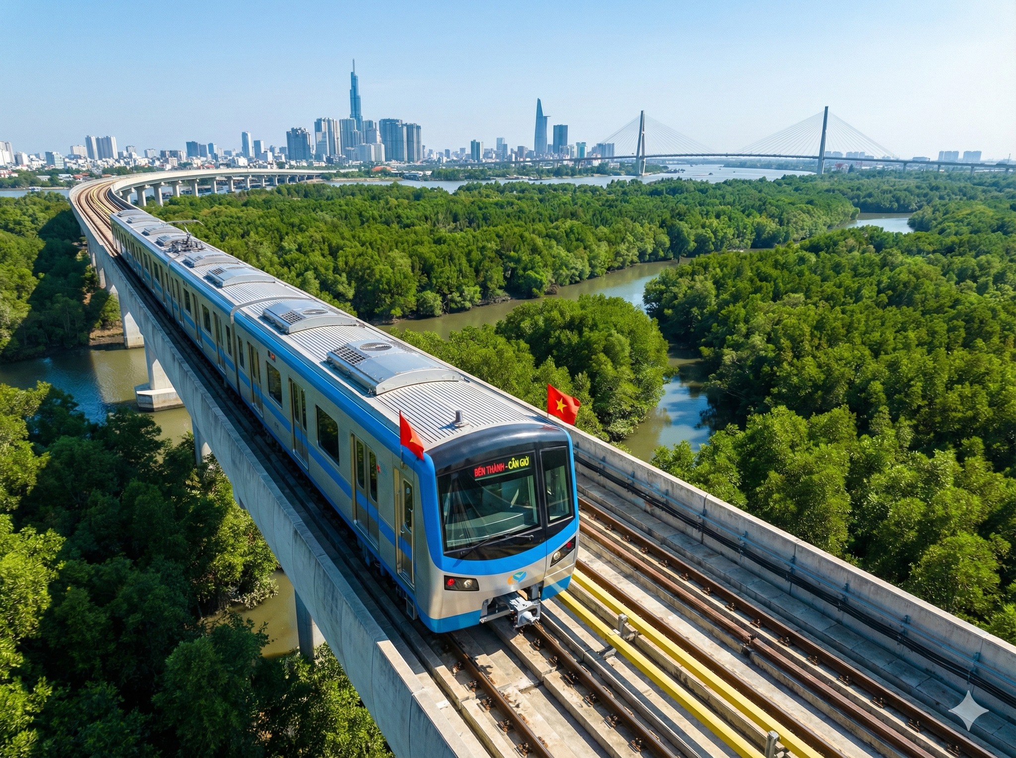 TP.HCM phê duyệt hướng tuyến metro dài 53,8km nối Bến Thành - Cần Giờ - 1