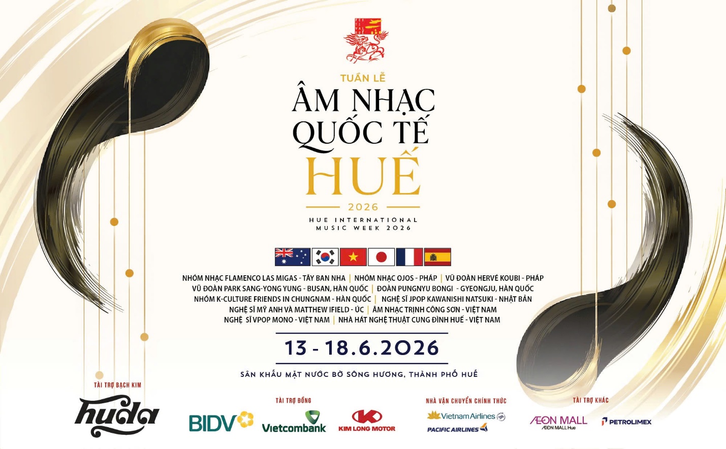 Chờ đợi Tuần lễ Âm nhạc Quốc tế Huế 2026 bên dòng Hương - 1