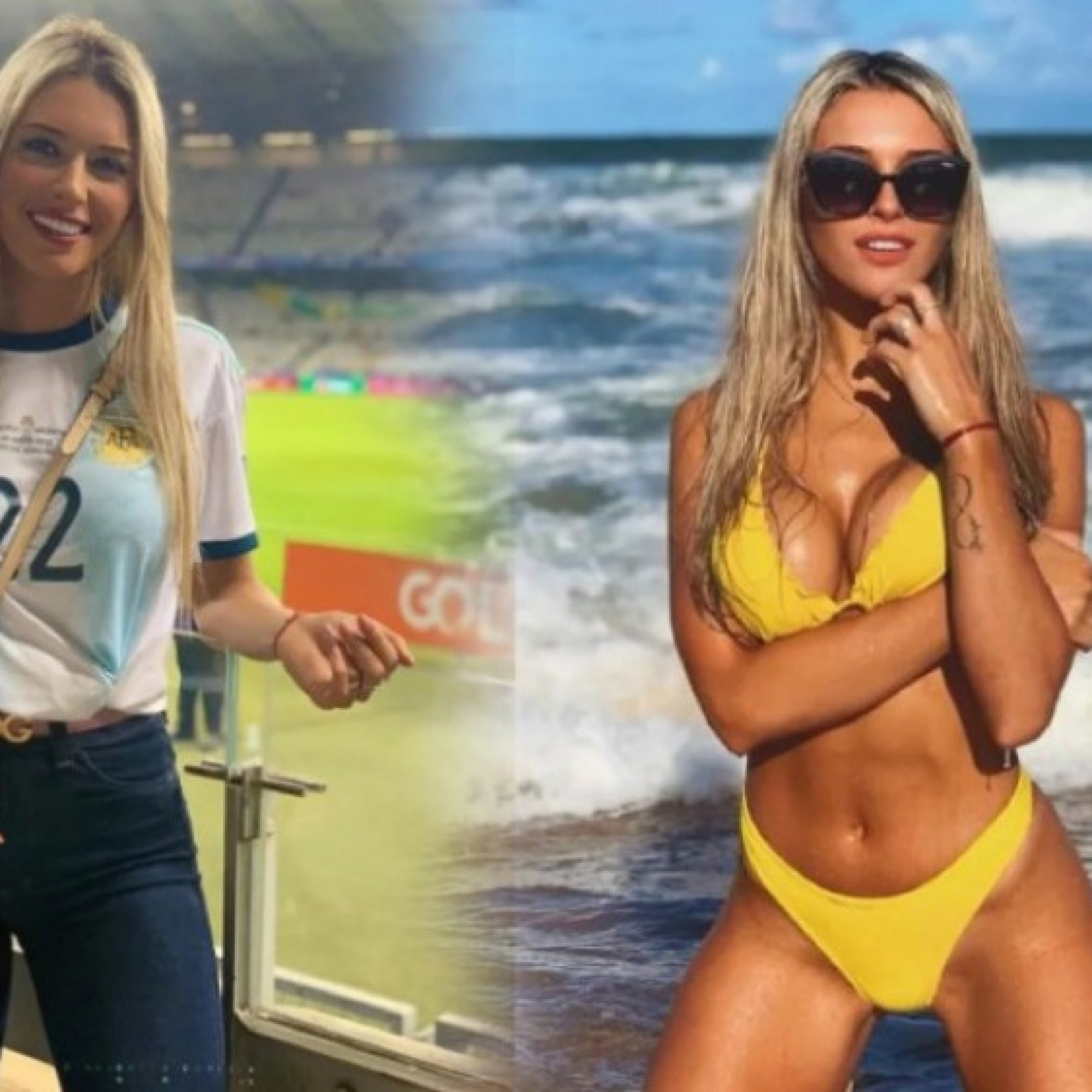  - Mỹ nhân đẹp nhất World Cup: Người đẹp siêu "vòng 3" mê hoặc tiền đạo Argentina