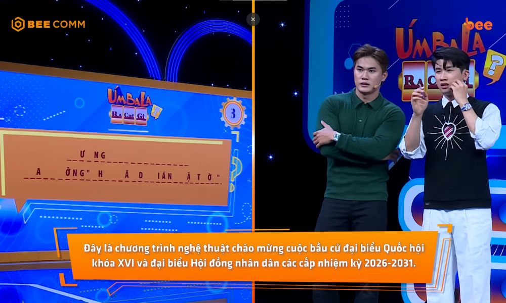 Diễn viên “Top 1 rating truyền hình Việt” Lê Minh Thành đối đầu dàn trai đẹp trẻ tuổi tại “Úm Ba La Ra Chữ Gì?” - 3