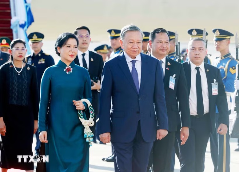 Tổng Bí thư, Chủ tịch nước Tô Lâm đến Bangkok, tiếp tục chuyến thăm chính thức Thái Lan - 1