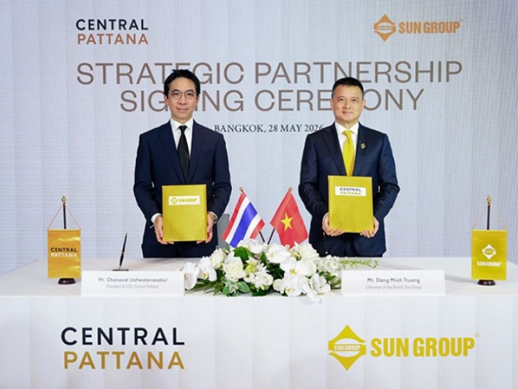 Sun Group ký kết hợp tác chiến lược với Central Pattana, nâng chuẩn hạ tầng bán lẻ và du lịch mua sắm tại Việt Nam